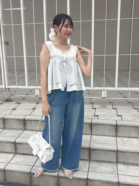 「RETRO GIRL（レトロガール）のアイテム」を使った、RETROGIRLさん（レディース・160cm）の夏コーディネート
