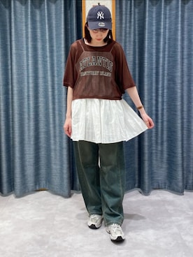 「RETRO GIRL（レトロガール）のアイテム」を使った、RETROGIRLさん（レディース・164cm）の夏コーディネート