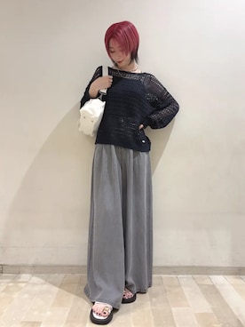「RETRO GIRL（レトロガール）のアイテム」を使った、RETROGIRLさん（レディース・157cm）の夏コーディネート