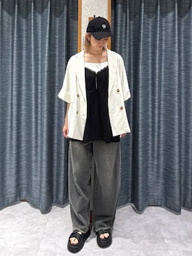 「RETRO GIRL（レトロガール）のアイテム」を使った、RETROGIRLさん（レディース・165cm）の夏コーディネート