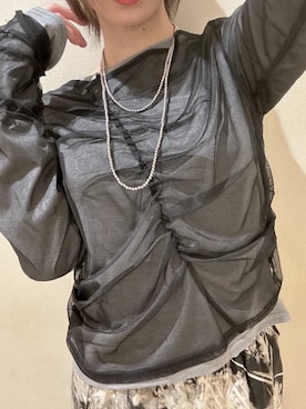 「RETRO GIRL（レトロガール）のアイテム（トップス）」を使った、RETROGIRLさん（レディース・157cm）の春コーディネート