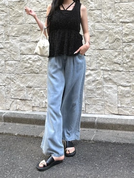 「RETRO GIRL（レトロガール）のアイテム」を使った、RETROGIRLさん（レディース・170cm）の夏コーディネート