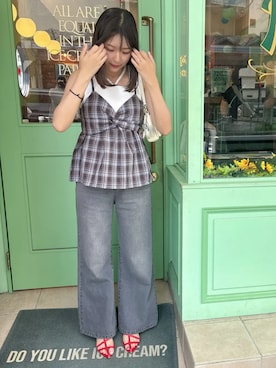 「RETRO GIRL（レトロガール）のアイテム」を使った、RETROGIRLさん（レディース・160cm）の夏コーディネート
