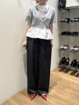 「RETRO GIRL（レトロガール）のアイテム（トップス）」を使った、RETROGIRLさん（レディース・163cm）の春コーディネート