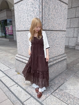 「RETRO GIRL（レトロガール）のアイテム」を使った、RETROGIRLさん（レディース・153cm）の夏コーディネート