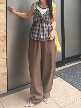 「RETRO GIRL（レトロガール）のアイテム」を使った、RETROGIRLさん（レディース・153cm）の夏コーディネート