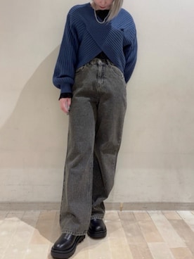 「RETRO GIRL（レトロガール）のアイテム」を使った、RETROGIRLさん（レディース・157cm）の冬コーディネート
