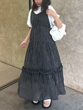 「RETRO GIRL（レトロガール）のアイテム」を使った、RETROGIRLさん（レディース・160cm）の夏コーディネート