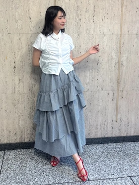 「RETRO GIRL（レトロガール）のアイテム」を使った、RETROGIRLさん（レディース・160cm）の夏コーディネート