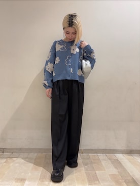 「RETRO GIRL（レトロガール）のアイテム」を使った、RETROGIRLさん（レディース・157cm）の冬コーディネート
