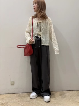 「RETRO GIRL（レトロガール）のアイテム（トップス）」を使った、RETROGIRLさん（レディース・156cm）の春コーディネート