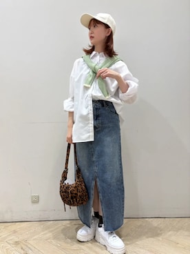 「RETRO GIRL（レトロガール）のアイテム（トップス）」を使った、RETROGIRLさん（レディース・156cm）の春コーディネート