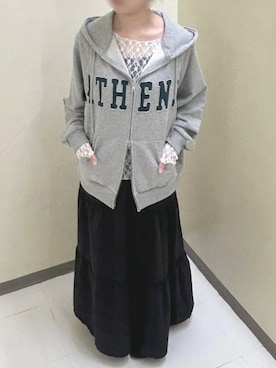 「RETRO GIRL（レトロガール）のアイテム」を使った、RETROGIRLさん（レディース・155cm）の秋コーディネート