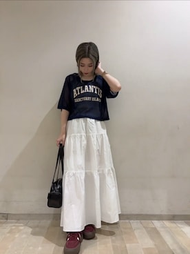 「RETRO GIRL（レトロガール）のアイテム」を使った、RETROGIRLさん（レディース・157cm）の夏コーディネート