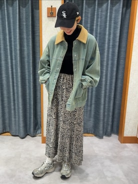 「RETRO GIRL（レトロガール）のアイテム（その他アウター）」を使った、RETROGIRLさん（レディース・165cm）の冬コーディネート