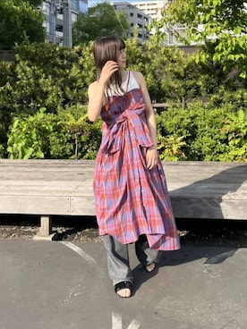 「RETRO GIRL（レトロガール）のアイテム」を使った、RETROGIRLさん（レディース・153cm）の夏コーディネート
