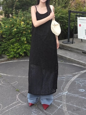 「RETRO GIRL（レトロガール）のアイテム」を使った、RETROGIRLさん（レディース・153cm）の夏コーディネート