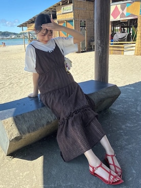 「RETRO GIRL（レトロガール）のアイテム」を使った、RETROGIRLさん（レディース・160cm）の夏コーディネート