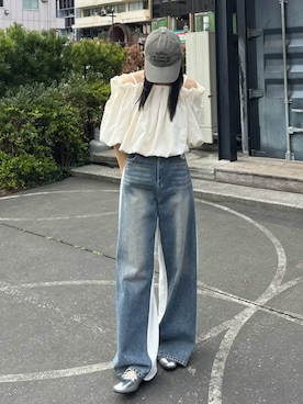 「RETRO GIRL（レトロガール）のアイテム（トップス）」を使った、RETROGIRLさん（レディース・153cm）の春コーディネート