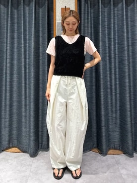 「RETRO GIRL（レトロガール）のアイテム」を使った、RETROGIRLさん（レディース・165cm）の夏コーディネート