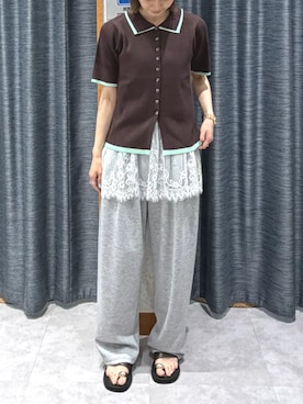 「RETRO GIRL（レトロガール）のアイテム」を使った、RETROGIRLさん（レディース・165cm）の夏コーディネート