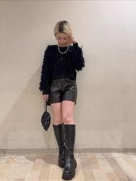 「RETRO GIRL（レトロガール）のアイテム」を使った、RETROGIRLさん（レディース・157cm）の冬コーディネート