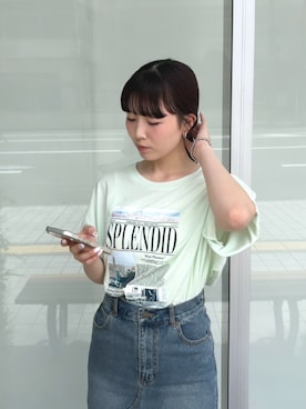 「RETRO GIRL（レトロガール）のアイテム」を使った、RETROGIRLさん（レディース・161cm）の夏コーディネート