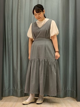 「ELENCARE DUE」｜ちひろさん（レディース・154cm）の夏コーディネート