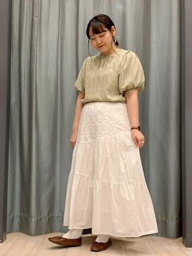 「ELENCARE DUE」｜ちひろさん（レディース・154cm）の夏コーディネート