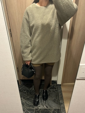 「RANDEBOO（ランデブー）のアイテム」を使った、わらちゃんさん（レディース・164cm）の冬コーディネート