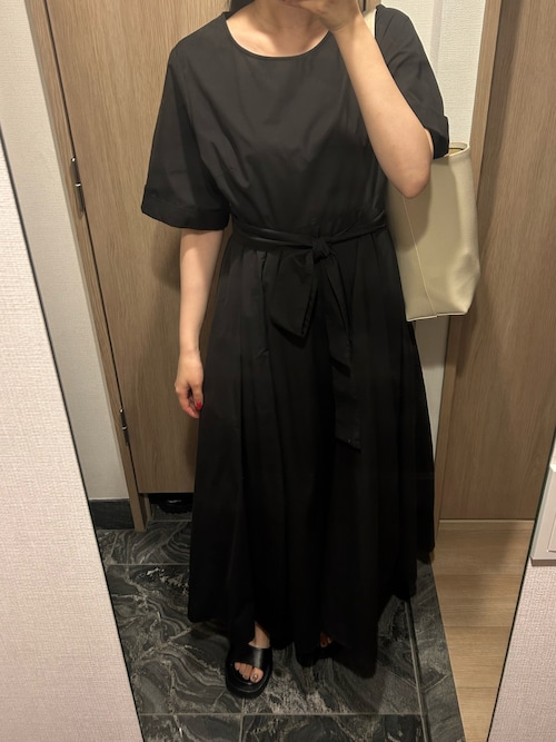 CLANE/クラネ】WIDE BELT MAXI ONE PIECE/ワイドベルトマキシ