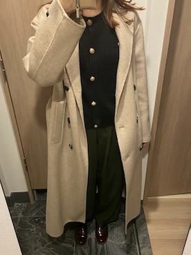 「RANDEBOO（ランデブー）のアイテム（バッグ）」を使った、わらちゃんさん（レディース・164cm）の冬コーディネート