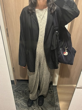 「CLANE（クラネ）のアイテム（バッグ）」を使った、わらちゃんさん（レディース・164cm）の秋コーディネート