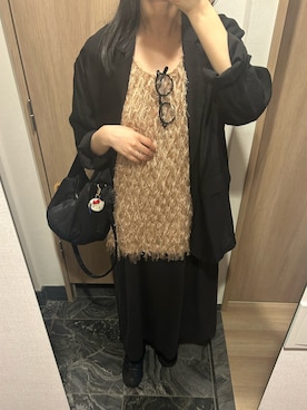 「CLANE（クラネ）のアイテム」を使った、わらちゃんさん（レディース・164cm）の春コーディネート
