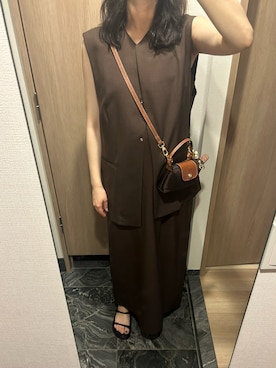 「crewre（クルーレ）のアイテム」を使った、わらちゃんさん（レディース・164cm）の夏コーディネート