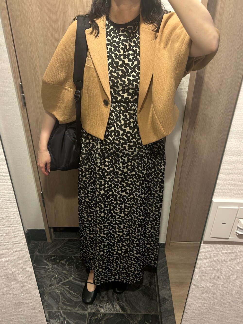 CLANE　constructive opal flower onepiece CLANE（クラネ）の「CONSTRUCTIVE OPAL FLOWER ONEPIECE