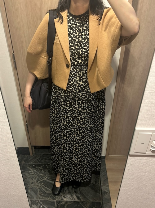 CLANE（クラネ）の「CONSTRUCTIVE OPAL FLOWER ONEPIECE（ワンピース