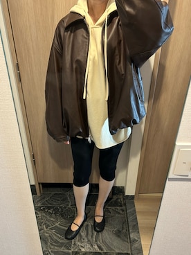 「CLANE（クラネ）のアイテム」を使った、わらちゃんさん（レディース・164cm）の冬コーディネート