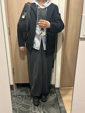 「CLANE（クラネ）のアイテム（ジャケット/アウター）」を使った、わらちゃんさん（レディース・164cm）の春コーディネート