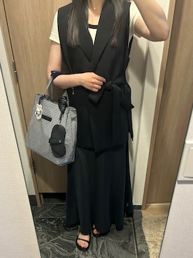 MARW UNITED ARROWS＞ウエストベルト ジレを使った人気ファッション