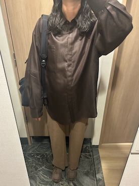 「CLANE（クラネ）のアイテム（バッグ）」を使った、わらちゃんさん（レディース・164cm）の秋コーディネート