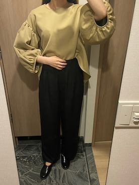 「RANDEBOO（ランデブー）のアイテム（バッグ）」を使った、わらちゃんさん（レディース・164cm）の春コーディネート