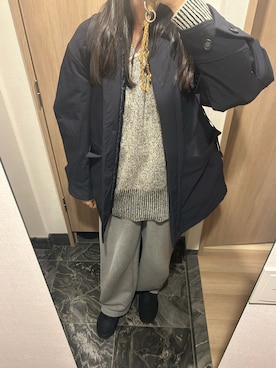 CLANE OVER QUILTING HUNTING JACKETを使った人気ファッション