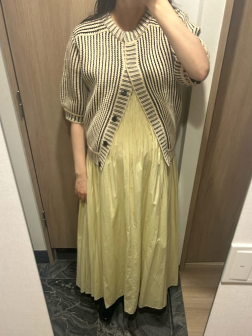 CLANE（クラネ）の「【CLANE/クラネ】ストライプケーブルハーフ