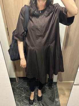 「CLANE（クラネ）のアイテム（バッグ）」を使った、わらちゃんさん（レディース・164cm）の秋コーディネート