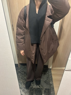 CLANE/クラネ】COCOON SHORT DOWN COAT/コクーンショートダウンを使っ