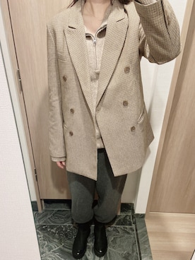 「na.e（ナエ）のアイテム」を使った、わらちゃんさん（レディース・164cm）の秋コーディネート