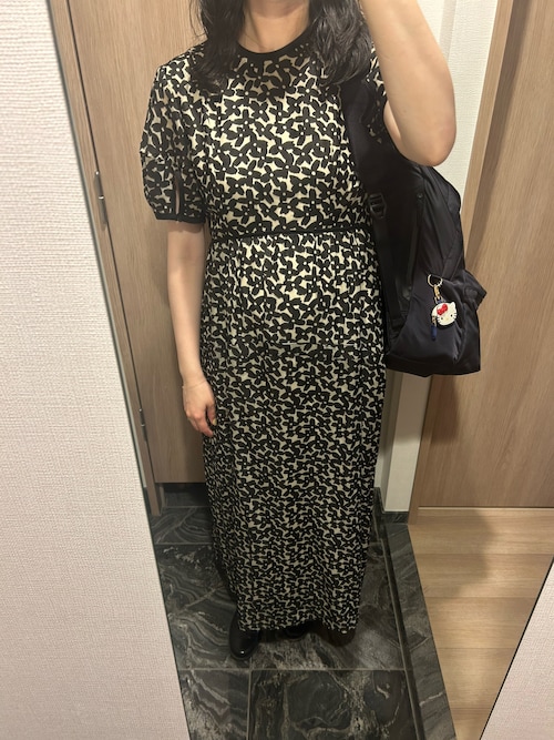 CLANE（クラネ）の「CONSTRUCTIVE OPAL FLOWER ONEPIECE