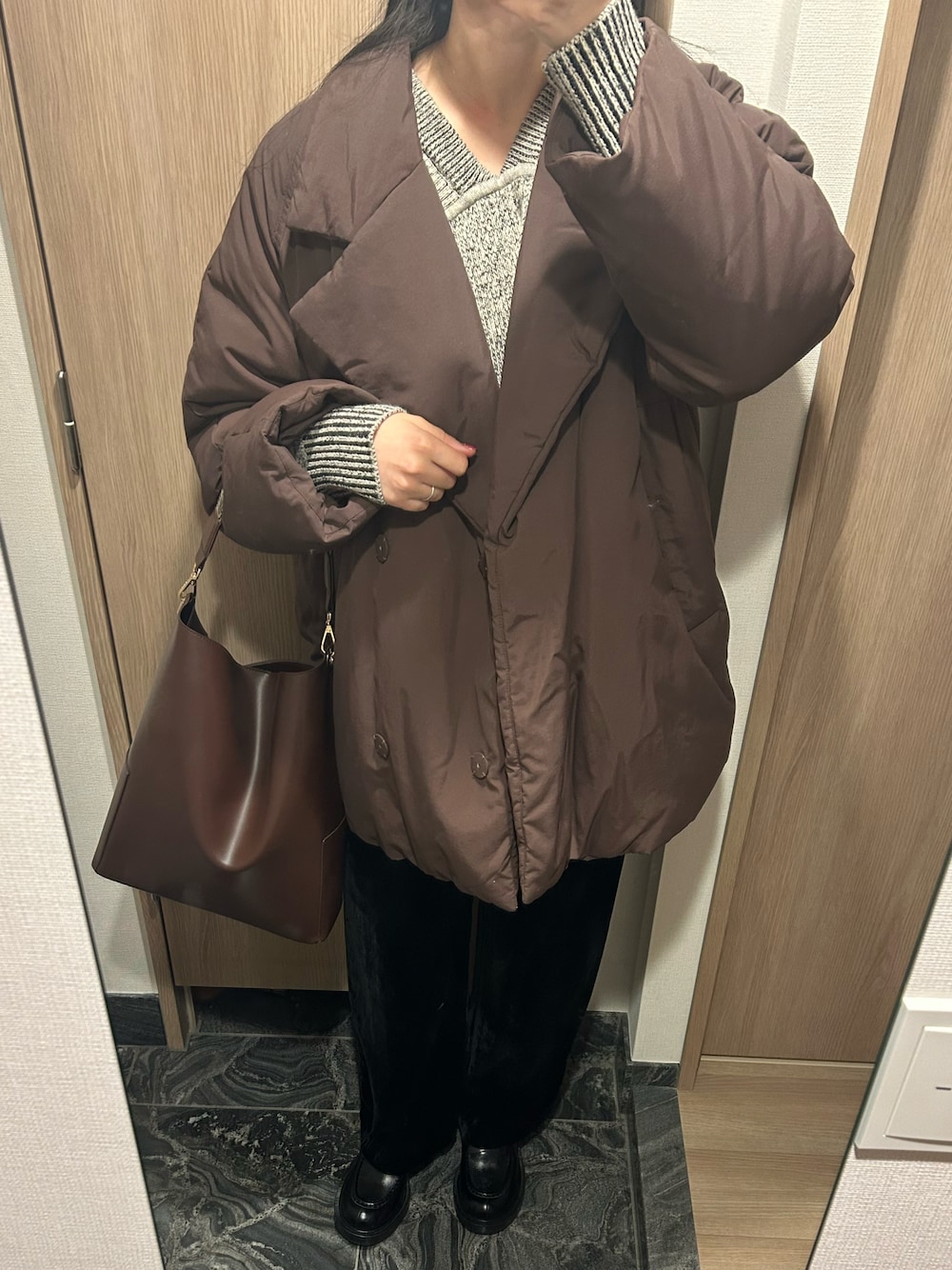 CLANE/クラネ】COCOON SHORT DOWN COAT/コクーンショートダウン