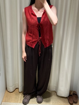 「CLANE（クラネ）のアイテム（その他トップス）」を使った、わらちゃんさん（レディース・164cm）の秋コーディネート